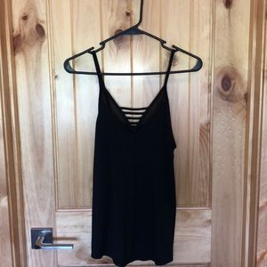 black tank top